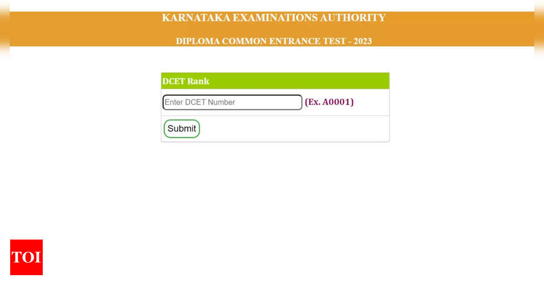 Karnataka DCET 2023 outcomes declared at kea.kar.nic.in; Examine record of necessary paperwork for verification