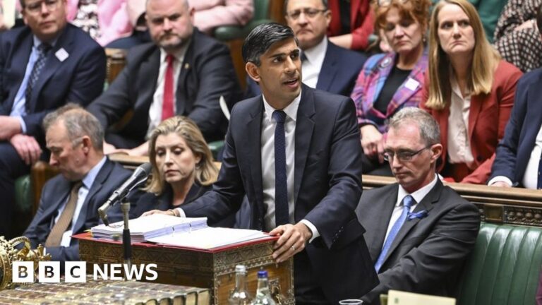 PMQs: Rishi Sunak urged to again name for Israel and Gaza ceasefire