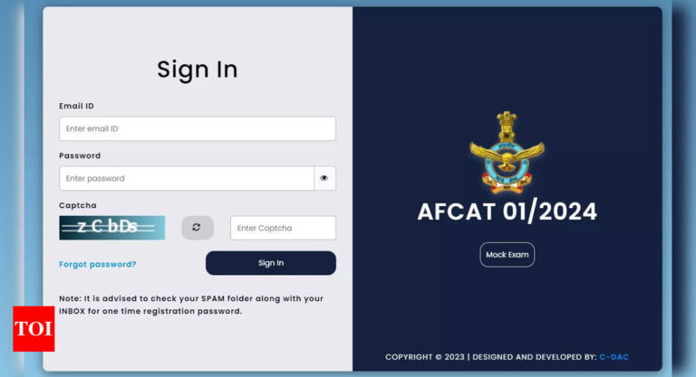 AFCAT Admit Card 2024 launched at afcat.cdac.in, obtain hyperlink right here