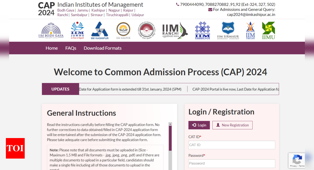 IIM CAP 2024: Registration deadline extended till tomorrow; Here's how to apply