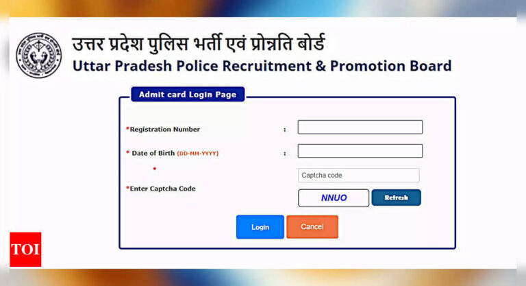 UP Police Admit Card 2024: Obtain Admit Card for 2430 Assistant, Radio Operator Posts |