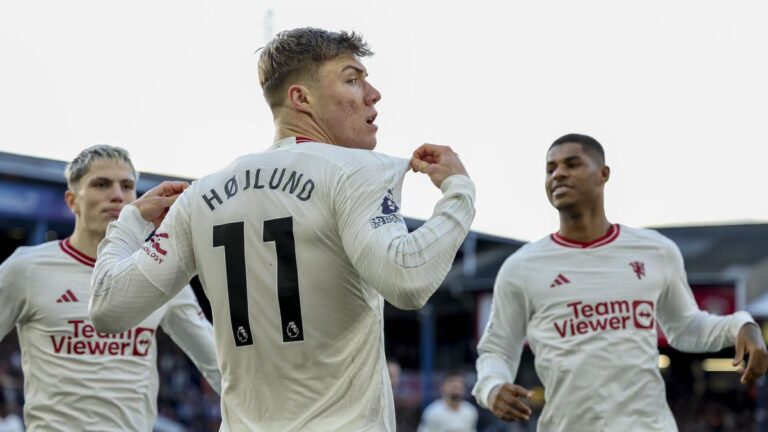 EPL | Hojlund’s early double seals win for Man United at Luton