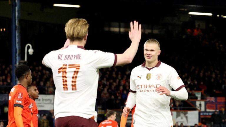 Erling Haaland scores 5 as Man Metropolis thrash Luton in FA Cup