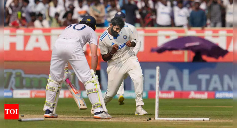 Watch: Jasprit Bumrah’s toe-crushing yorker to dismiss Ollie Pope | Cricket Information