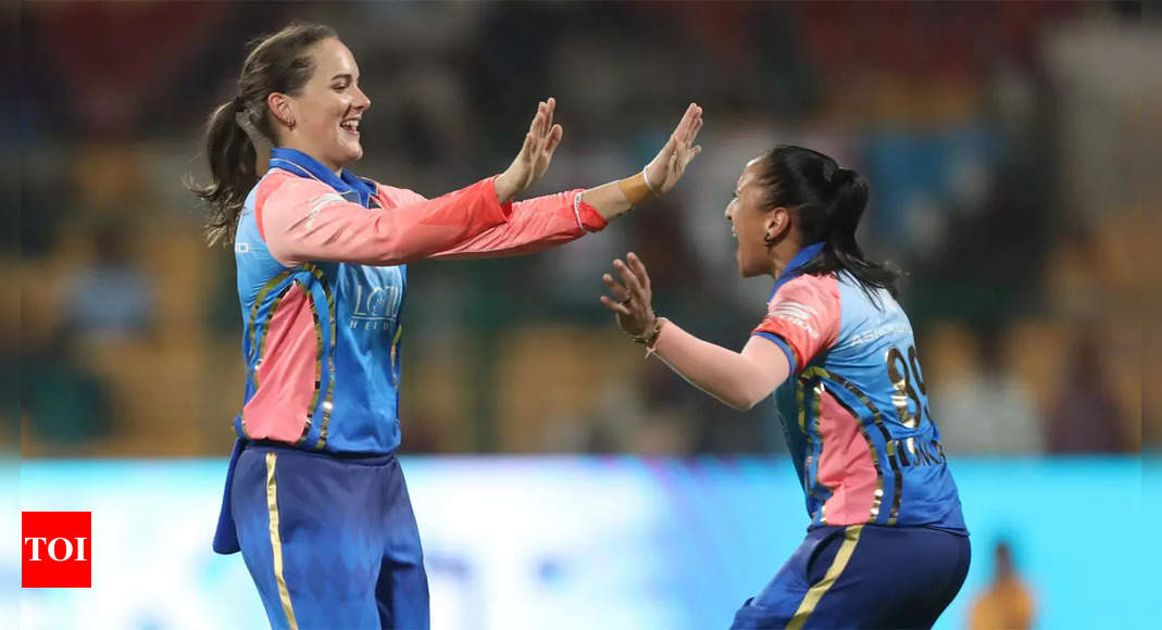 Women's Premier League: Amelia Kerr, Harmanpreet Kaur, Shabnim Ismail hand Mumbai Indians second win | Cricket News