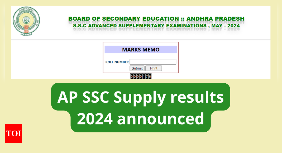 AP SSC Supply results 2024 announced, 62.21% candidates pass, here's the direct link to download scorecards