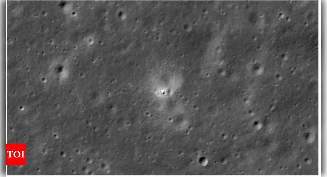'Located on sea of cooled volcanic rock': Nasa moon orbiter captures Chinese spacecraft on lunar far side