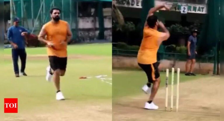 ‘Grinding for the best’: Mohammed Shami hits the nets, eyes India return | Cricket Information