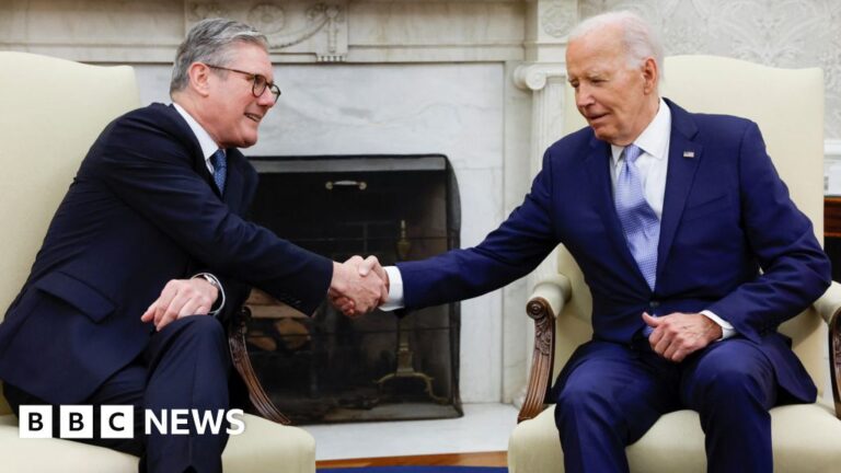 UK-US relations ‘sturdy’ says Keir Starmer as he meets Joe Biden