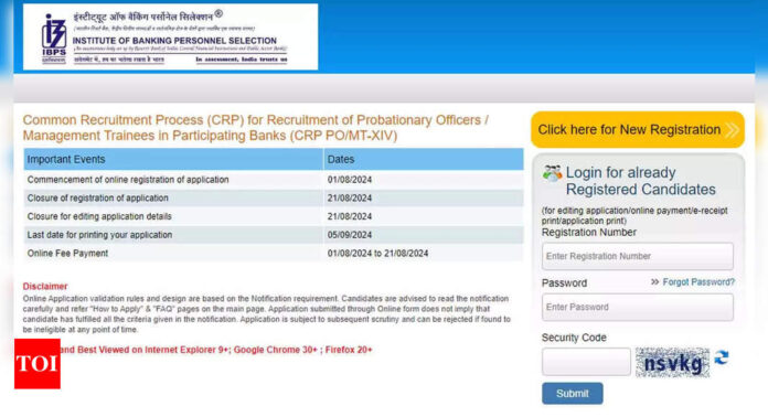 IBPS PO, SO Recruitment 2024: Application Registrations Closing Today at ibps.co.in; Direct Links