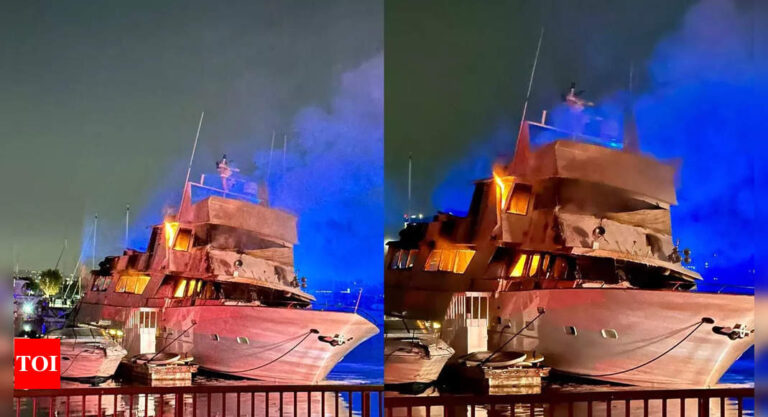 Hearth Accident: $1 million yacht stuffed with fireworks sinks after explosive blaze in California Marina