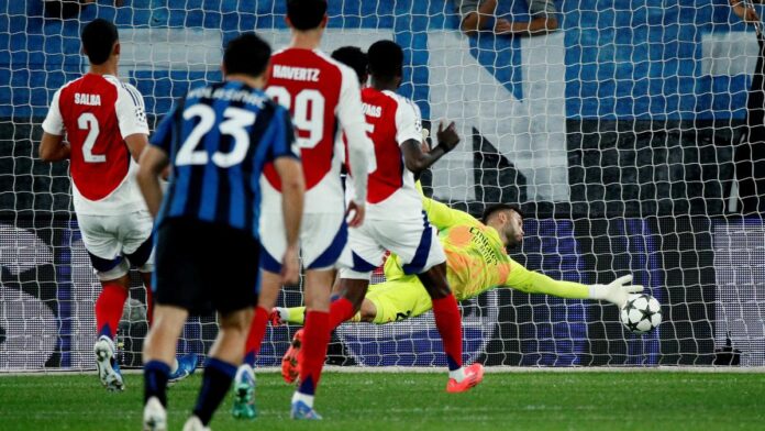 Champions League: Barcelona loses to Monaco as David Raya saves Arsenal in Atalanta stalemate