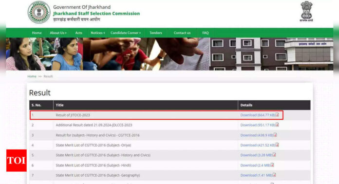 JSSC Announces JITOCE 2023 Results at jssc.nic.in: Check Direct Link Here