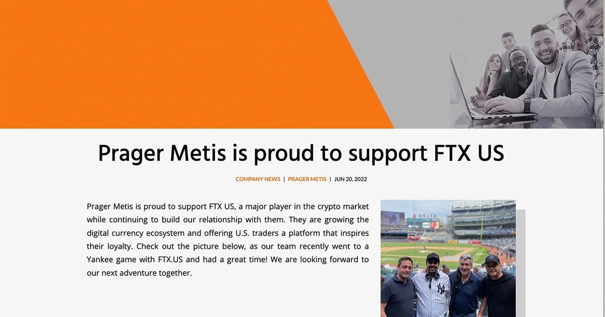 FTX’s Downfall Couldn’t Have Occurred With out SBF’s Fraud – Or Prager Metis’ Audit Failure