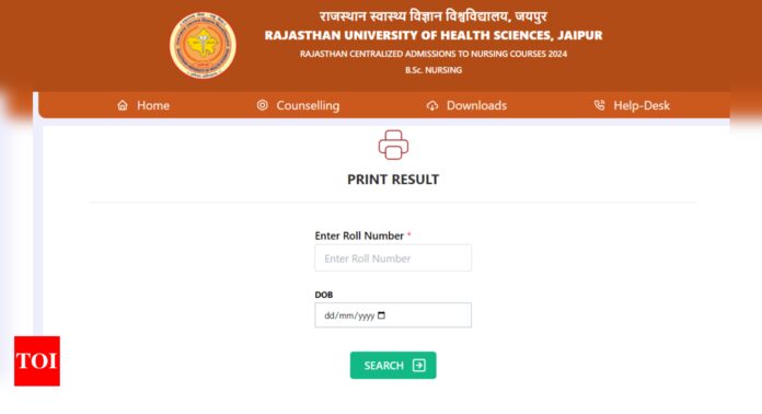 RUHS BSc Nursing Result 2024 declared for Semester I Main exam, direct link to download here