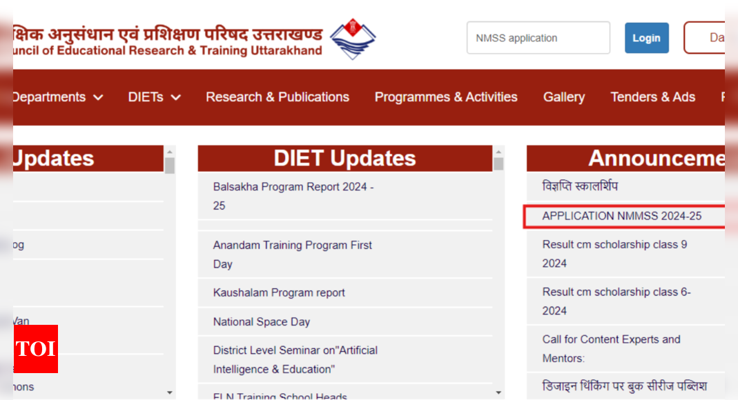 Uttarakhand NMMSS 2024-25 registration begins at scert.uk.gov.in: Check important details here |