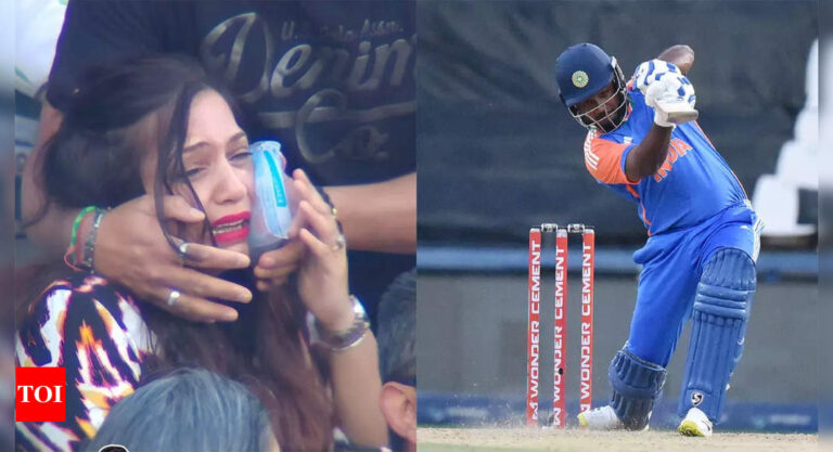 Sanju Samson’s large six leaves feminine fan in tears, video goes viral | Cricket Information