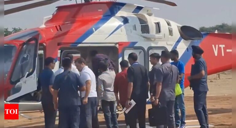 Maharashtra meeting polls: Election Fee inspects Rahul Gandhi’s helicopter amid bag-checking row | India Information