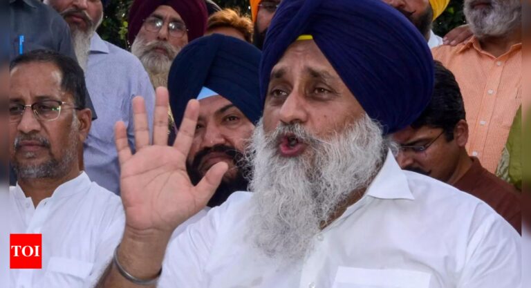 No Badal at SAD helm for first time in 30+ years as Sukhbir Singh Badal quits | India Information