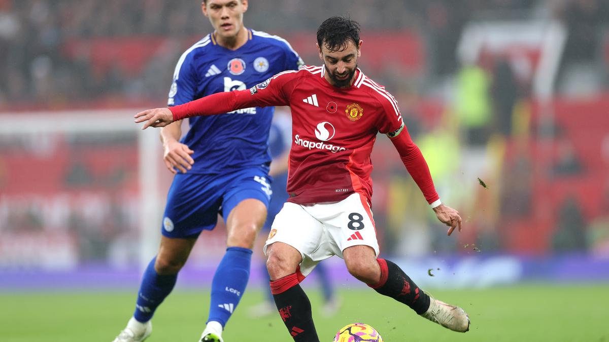 Bruno Fernandes scores brilliant goal in landmark game for Man United against Leicester