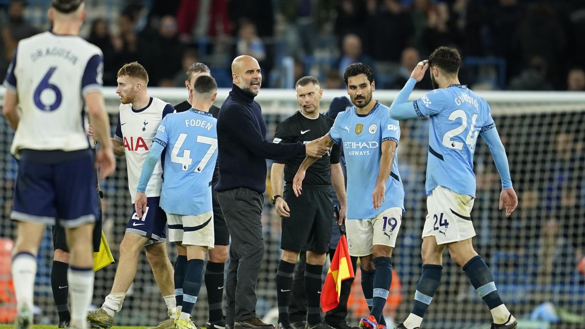 Man City stunned after conceding two early goals against Tottenham in 4-0 rout