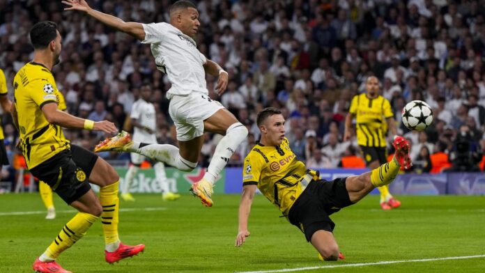 Vinicius hat-trick saves Real Madrid in Champions League, Villa go top