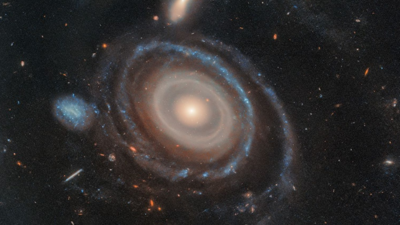 NASA: Nasa finds uncommon ‘bullseye’ galaxy with 9 star-filled rings, 250,000 light-years broad NASA: Nasa finds uncommon ‘bullseye’ galaxy with 9 star-filled rings, 250,000 light-years broad