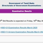 TN SSLC, HSE +1 Result 2025 on May 16! How to check Tamil Nadu Board Class 10, 11 scorecard at tnresults.nic.in
