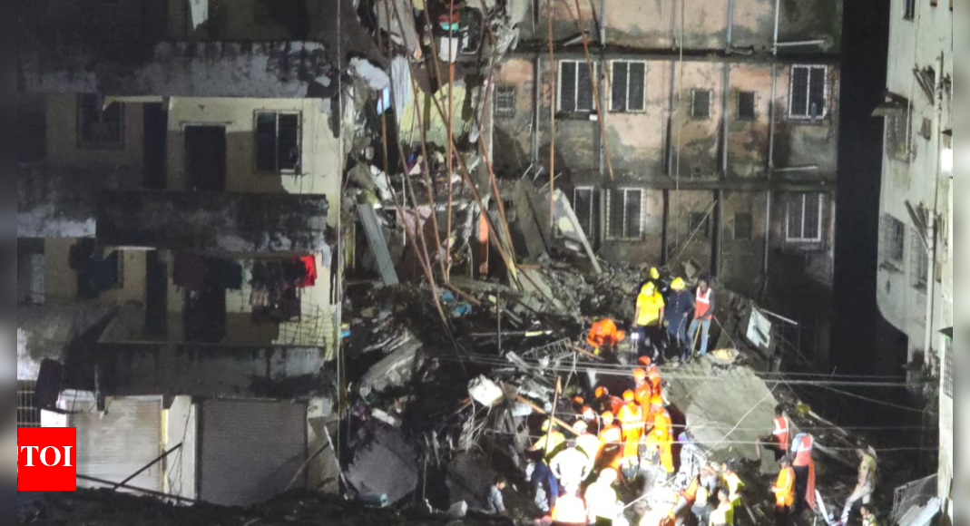 Virar apartment collapses during get together: Over 15 trapped, rescue operation underway | India News