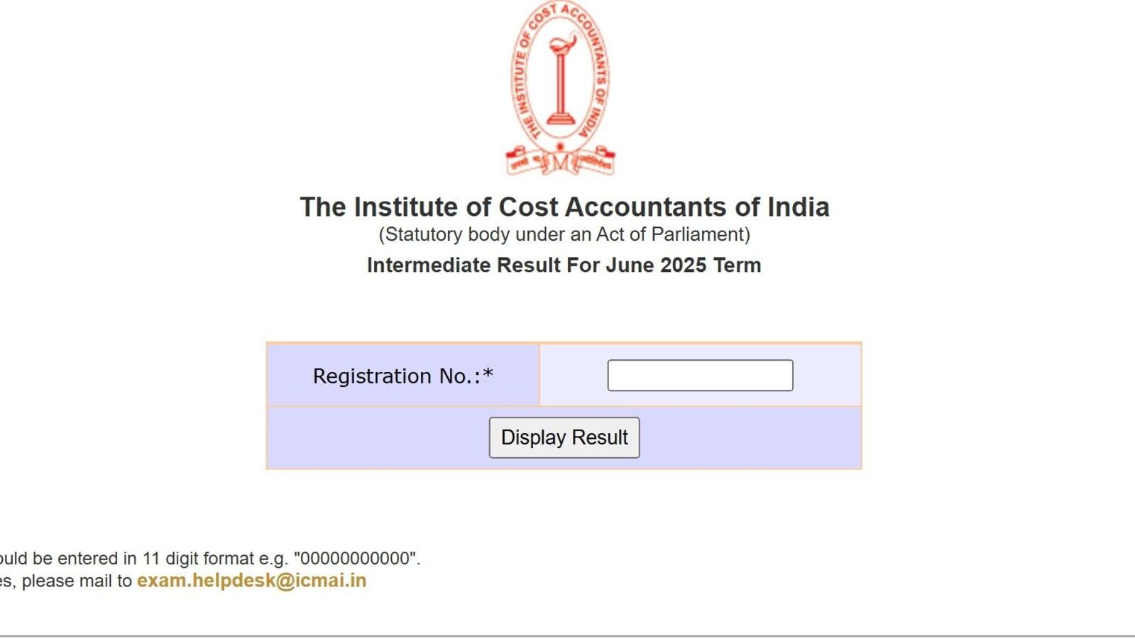 ICMAI CMA Inter, Final June result 2025 LIVE: Certified Management Accountant scorecard OUT at icmai.in; how to check